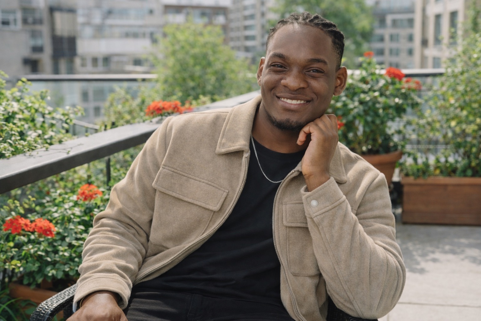 Portrait de Seb, client Ann Services
